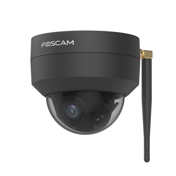 Foscam D4Z 4MP Dual Band Wi-Fi PTZ 4X Optical Zoom Dome Wireless IP Camera with 2-Way Audio_Option for Black and White